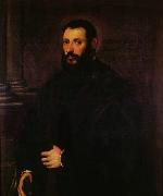 Jacopo Tintoretto Portrait of Nicolaus Padavinus oil on canvas